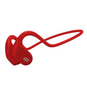 Bone Conduction Wireless Ear-mounted Non-ear Fitness Sports Headphones (Color: Red)