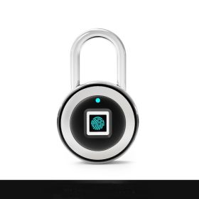 Fingerprint Padlocks, Smart Small Locks, Fingerprint Anti-theft Locks, Padlocks (Color: Black)