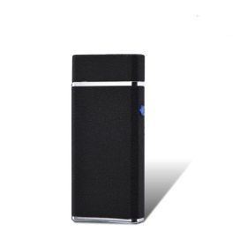 USB rechargeable lighter (Option: Matte black)