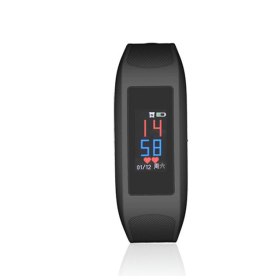 Portable audio and video bracelet (size: Black-64GB)