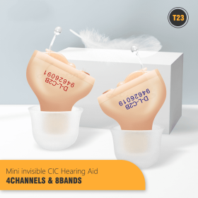 Mini Invisible CIC Hearing Aid T23 (Option: Right)