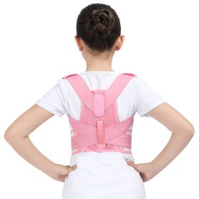 Children's kyphosis correction belt (Option: Pink-M)