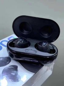 Wireless earphone dual ear running in ear (Option: Black-Wireless charging)