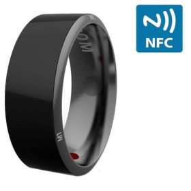 Smart Ring Wearable Device Multifunctional Black High-tech (Option: Black-12)