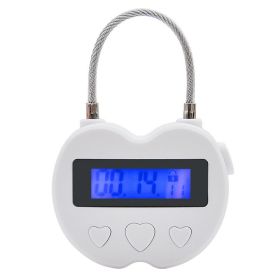Anti-addiction countdown timer electronic lock (Color: White)