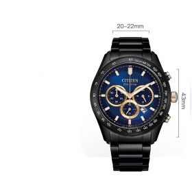 Eco-Drive Men's Watch (Option: Black blue)