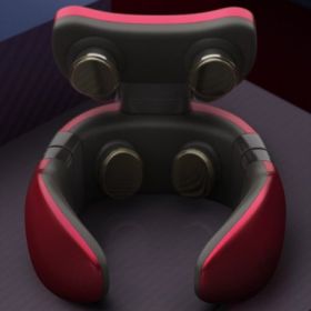 Cervical massager upgrade neck protector (Color: Red)