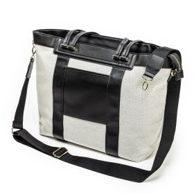 Multi Functional Large Capacity Mother And Baby Shoulder Bag (Color: Black)