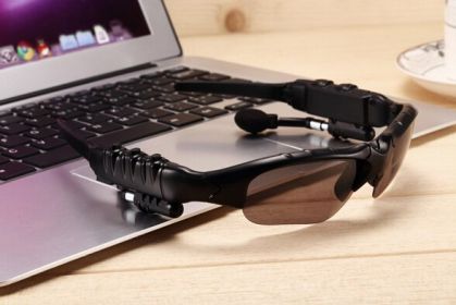 4.1 Smart Stereo Bluetooth Sunglasses Wireless Sports Bluetooth Glasses Headset Incoming (Option: Brown lenses-USB)