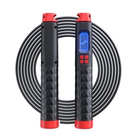 Sports Fitness Smart Cordless Skipping Rope (Option: BlackÂ Red)