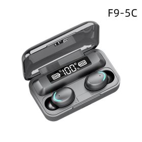 Wireless Bluetooth Headset Sports Mini (Option: Black white screen-USB)