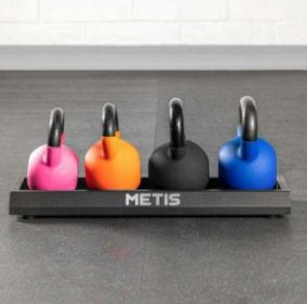 Color Sports Environmental Protection Dip Plastic Small Yiling Hexagonal Household Dumbbells (Option: 8kg METTS green kettlebell-1PCS)