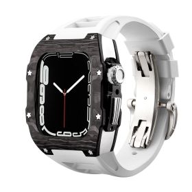 Carbon Fibre Retrofit Watch Strap Protector (Option: Style15-S8orS7 45mm)