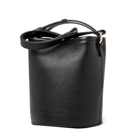 Minimalist Style Single Shoulder Diagonal Cross Bag For Women (Color: Black)