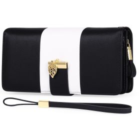 Anti Theft Brush European And American Large Capacity Handbag (Color: Black)