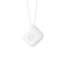 Air Purifier USB Portable Personal Wearable Necklace (Color: White)