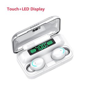 Wireless Bluetooth Headset Sports Mini (Option: White-USB)