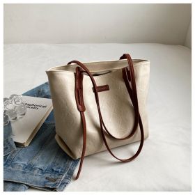 Leisure Retro Commuter Tote Bag (Color: White)