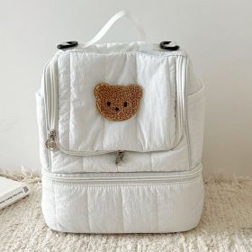 Portable Equipment Insulation Bag Mommy Milk Storage Ice Pack (Color: White)