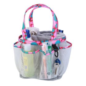 Women's Bathing And Swimming Bag Storage Basket Mesh Carrying (Color: White)