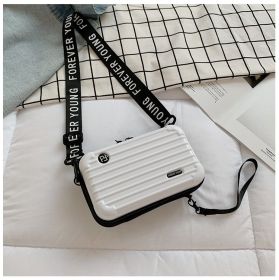 Women's Korean-style Fashion Mini Phone Bag (Color: White)