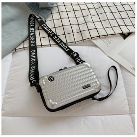 Women's Korean-style Fashion Mini Phone Bag (Color: Silver)