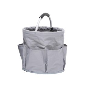 Hand Holding Foldable Storage Bathroom Wash Bag (Option: Dark Gray)
