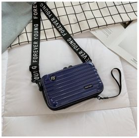 Women's Korean-style Fashion Mini Phone Bag (Color: Dark Blue)