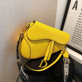 Creative Women's Shoulder Messenger Bag (Color: Yellow)