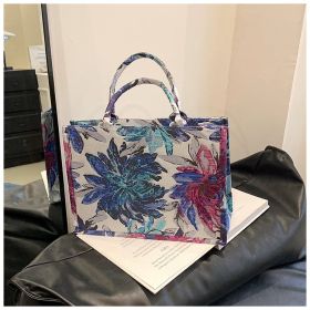 Textured Oil Painting Crossbody Bag For Women (Option: Color-L)