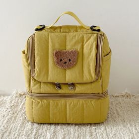 Portable Equipment Insulation Bag Mommy Milk Storage Ice Pack (Color: Yellow)