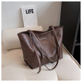 Leisure Retro Commuter Tote Bag (Color: Coffee)