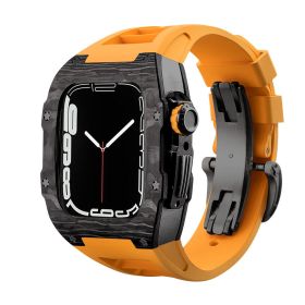 Carbon Fibre Retrofit Watch Strap Protector (Option: Style2-S8orS7 45mm)